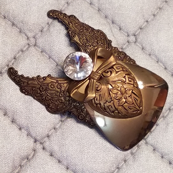 Vintage Angels of Love pin brooch - Picture 4 of 4